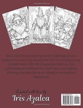 Load image into Gallery viewer, Gnomes and Their Homes: 50-Image Adult Coloring Book suitable for Teens: Adult Coloring book of Fantasy Magical and imaginative Gnomes suitable for ... and relaxation (Fairytale Fantasy Collection)