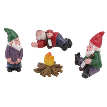 Load image into Gallery viewer, Parliky 4pcs Miniature Resin Dwarfs for Garden Decor Landscape Ornaments for and Decoration