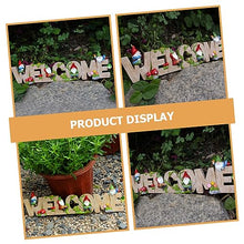 Load image into Gallery viewer, Happyyami Figurine Cute Outdoor Garden Decor for Patio and Lifelike Gnome Statue for Home Decoration and Creative Design for Welcoming Guests