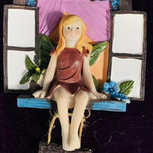 Load image into Gallery viewer, Fairy Angel Statue Garden Resin Angel Figurine Wall Hanging Decor Outdoor Garden Decor for Lawn Yard Patio Windowsill Garden Gifts