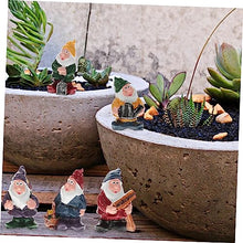 Load image into Gallery viewer, Cabilock Creative Resin Gnome Doll Set Unique Outdoor Garden Adornment Lifelike Dwarf Figurines for Home Patio and Lawn Decoration Resin Craftsmanship for Long-lasting Use