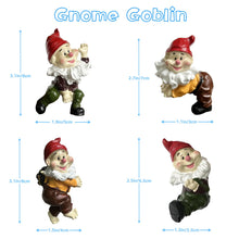Load image into Gallery viewer, TIANCENTRAL H Garden Gnome Statues Flower Pot and Vase Hugger Resin Climbing Clingers Hangers -Set of 4 Edge Pendant Decor Planter Pot Hanger Ornaments