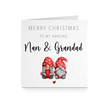 Load image into Gallery viewer, Merry Christmas Card for Nan Grandad - Amazing Gonk Gnome For Them