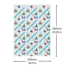 Load image into Gallery viewer, BeFindSee Birthday Wrapping Paper - Gift Wrap - Birthday Gonk - Birthday Gnome