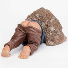 Load image into Gallery viewer, Bits and Pieces - Caught with His Pants Down Garden Statue - Naughty Gnome Yard Art, Funny Elf - Polyresin Statue Measures 13-1/2" High x 5" Wide