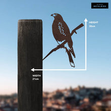 Load image into Gallery viewer, METALBIRD - Harris Hawk - Outdoor Garden Ornaments in Corten Steel - Metal Art Proudly Made in Britain