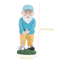 Load image into Gallery viewer, TINEASUR Golf Dwarf Statue Resin Garden Gnome Ornament Funny Decor for Home Outdoor