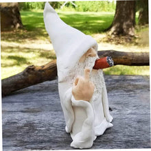 Load image into Gallery viewer, Garden Gnome Gnome Decor Garden Ornaments Outdoor Funny Gnome Waterproof Garden Figurine for Lawn Yard Porch Patio White