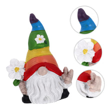 Load image into Gallery viewer, Toddmomy 2pcs Garden Gnome Doll Handmade Resin Statue for Home Decor and Garden Layout and Charming Ornament for Indoor and Outdoor Spaces