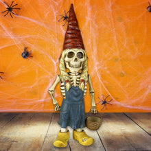 Load image into Gallery viewer, Bexdug Skeleton Garden Gnomes,The Day of The Dead Skeleton Couple,Dog Resin Sculpture Resin Figurine,Yard Art Home Decor Shelf Decoration.