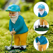 Load image into Gallery viewer, LINGJIONG Golf Gnomes Statues | GNOME Resin Sculpture with Golf Games - Fairy Funny Golf Ornament for Playing and as Holiday Home Decoration Made of Resin as a Gift for the Garden