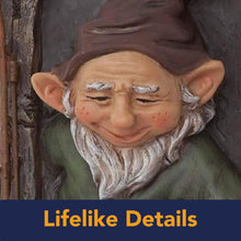 Load image into Gallery viewer, Bits and Pieces - Gnome From The Window Tree Decoration - Garden Decoration - Tree Face - Sculpture