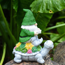 Load image into Gallery viewer, MiXXAR Resin Garden Lamps Solar Powered Dwarf Statue Lights LED Solar Lamps Resin Material for Outdoor Decoration and Christmas Gnome Statue Solar Lights