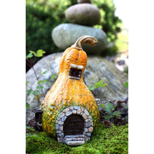 Load image into Gallery viewer, Top Collection Enchanted Story Garden and Terrarium Gourd Fairy House Outdoor Decor with Light