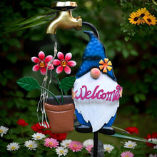 Load image into Gallery viewer, Solar Stake Lights Outdoor, Cartoon Gnome Solar Garden Stakes, Waterproof LED Landscape Lighting, Twinkling Garden Decoration, Winter Christmas Yard Lights, Backyard Walkway Lighting, Decorative Solar