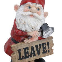 Load image into Gallery viewer, AB Tools Gnome with Leave Sign Figurine Statue House Decor Ornament Garden Yard