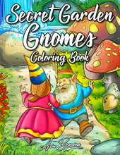 Load image into Gallery viewer, Secret Garden Gnomes Coloring Book: B09DMXMRJP