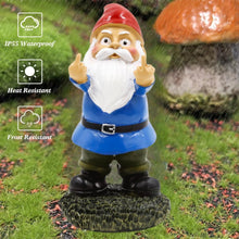 Load image into Gallery viewer, Garden Gnomes Funny Garden Ornaments Outdoor - Rude Garden Gnomes Middle Finger Gifts - Gnomes Garden's Ornaments Outdoor or Indoor