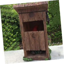 Load image into Gallery viewer, Happyyami Resin Toilet Dwarf Statue Dwarf Design Sculpture for Garden Ornaments Fairy Garden Gnome Decoration