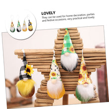 Load image into Gallery viewer, OUNONA 3sets Handmade Gnome Doll Decor Harvest Gnome Home Decor Party Decorations for Sale 4pcs*3
