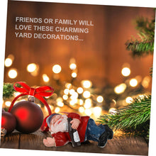 Load image into Gallery viewer, Toyvian 1Pc Dwarf Shaped Garden Ornament Funny Resin Gnome Figurine for Outdoor Decoration for Lawn Home Decor Durable and Weather Resistant Garden Fairy Statues