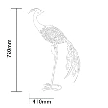 Load image into Gallery viewer, Luxform Solar Powered Peacock Garden Ornament Lighting