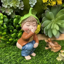 Load image into Gallery viewer, Pooping Garden Gnome,Hilarious Lawn Decoration - Naughty Funny Outdoor Statue, Pooping Peeing Gnome Statue, Naughty Funny Toilet Gnome Statue for Home, Garden