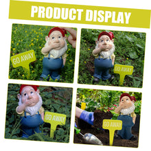 Load image into Gallery viewer, Mipcase Elf Ornaments Set Garden Gnomes Outdoor Decor 2pcs Small Gnome Statue for Yard for Home