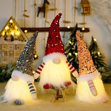 Load image into Gallery viewer, 3PCS Light Up Gonks Christmas Decoration, Christmas Gonks With Light, Swedish Santa Gnome with Glittery Hat Swedish Inspired Gnomes, Gonk Elf Christmas for Indoor Decoration Holiday Decor (3PCS)