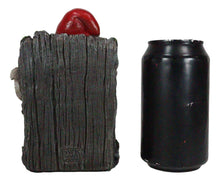 Load image into Gallery viewer, Ebros Gift Rude Mean Garden Greeter Go Away! Mr Gnome Dwarf with Squirrel On Tree Logs Chair Flipping The Bird Middle Finger Figurine As Whimsical Decor Magical Fantasy Gnomes