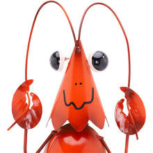 Load image into Gallery viewer, Christmas Concepts® 38cm (15'') Standing Metal Red Lobster Sculpture Ornament - Indoor/Outdoor Garden Decoration