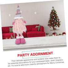 Load image into Gallery viewer, Ciieeo Adjustable Telescopic Tomte Gnome Christmas Doll Window Decor Christmas Gnome Ornament