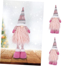 Load image into Gallery viewer, Ciieeo Adjustable Telescopic Tomte Gnome Christmas Doll Window Decor Christmas Gnome Ornament