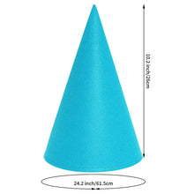 Load image into Gallery viewer, Fengek 7 Packs Gnome Hats, Felt Dwarf Hats for Unisex Adults Teens Elf Hats for Halloween Christmas Party Costume Supplies, Multicolor 3