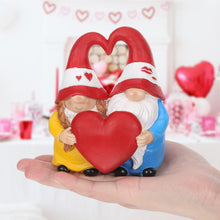 Load image into Gallery viewer, Abaodam Love Gnome Couple Figurine Garden Ornament Wedding Decor Resin Dwarf Statue Valentine's Day