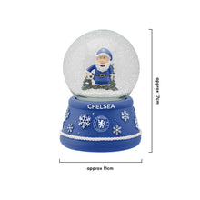 Load image into Gallery viewer, FOCO Premier League Football Chelsea Fan Christmas Santa Snow Globe