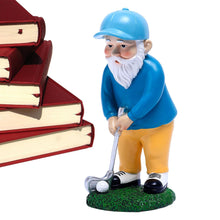 Load image into Gallery viewer, LINGJIONG Golf Gnomes Statues | GNOME Resin Sculpture with Golf Games - Fairy Funny Golf Ornament for Playing and as Holiday Home Decoration Made of Resin as a Gift for the Garden