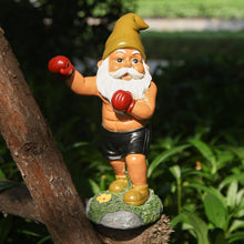 Load image into Gallery viewer, Mrsivrop Naughty Garden Gnomes Outdoor Statues 11inch Boxing Garden Gnomes Outdoor Funny, Garden Sculptures & Statues Gnome Decorations for Yard, Patio, Lawn, Housewarming Garden Gift