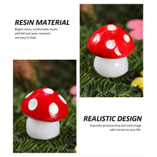 Load image into Gallery viewer, OAAO 60-Pack Mini Mushroom Statues, Cute Resin Mushroom Models, Fairy Garden Mushroom Decorations, Miniature Garden Landscape Crafts, Suit for Home Party Garden Decoration (2 Sizes)