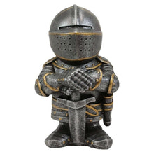 Load image into Gallery viewer, Knight Gnomes Guard Garden Gnome Ornaments Outdoor Medieval Crusader Knight Suit Statue Waterproof Resin Ornament for Yard Lawn Garden Decorations (B)