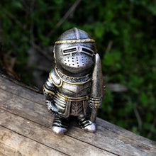 Load image into Gallery viewer, Garden Knight Gnome Statue Ornament-Resin Knight Desktop Ornament, Soldier Miniature Figure Collection Home Decoration,