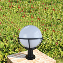 Load image into Gallery viewer, UIOPPOI IP65 Waterproof Outdoor Garden Post Light Industrial Modern Column Lamp Spherical Globe Ball Pillar Lantern Community Patio Landscape Lighting E27 External Fence Deck Table Lamp