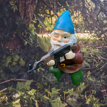 Load image into Gallery viewer, Garden Gnomes Military Gnome Statue with Gun, Army Gnomes Statue Garden Decorations for Indoor Outdoor, Patio, Yard, Lawn Ornaments, Home Décor…