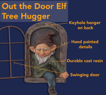 Load image into Gallery viewer, Bits and Pieces - Gnome From The Window Tree Decoration - Garden Decoration - Tree Face - Sculpture