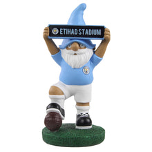Load image into Gallery viewer, FOCO Official Manchester City FC Vintage Etihad Stadium Football Sign Garden Gnome