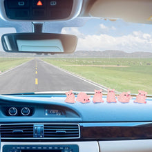 Load image into Gallery viewer, DREMISI 18 Pcs Mini Resin Luminous Pigs Fairy Garden Landscape Aquarium Decoration Potted Plant Decoration Glow in the Dark Miniature Figurines Ornament for DIY Garden Dollhouse Christmas (Light Pink)