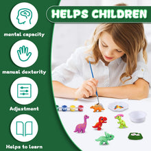 Load image into Gallery viewer, RNHDLY Dinosaur Plaster Mould & Paint Set, Dinosaur Arts and Crafts Painting Kits for Kids, Dinosaurs Crafts, Dino Plaster Craft Set, Plasters of Moulds Kits for Kids