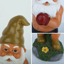 Load image into Gallery viewer, Mrsivrop Naughty Garden Gnomes Outdoor Statues 11inch Boxing Garden Gnomes Outdoor Funny, Garden Sculptures & Statues Gnome Decorations for Yard, Patio, Lawn, Housewarming Garden Gift