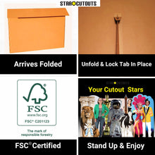 Load image into Gallery viewer, STAR CUTOUTS The Spirit of The Garden Gnomes Child Stand-In Cut Out, Cardboard, Multi-Colour, 131 x 95 x 131 cm