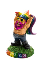 Load image into Gallery viewer, BigMouth Inc. Pride Garden Gnome 9 inch - Funny Outdoor Gnomes - Weather-Proof Lawn Gnome, Yard Gnome, Porch Gnome - Novelty Gnome Statue for Garden Gnome Decor - Funny Gag Gift, Cute Garden Gift